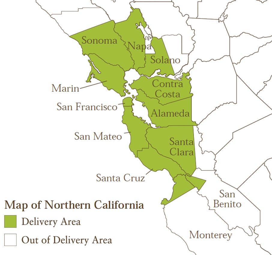 Northern California Map